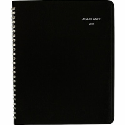 AGENDA MENSUEL AAG NOIR 9 1/8 X 7 3/8 PO  BILINGUE 