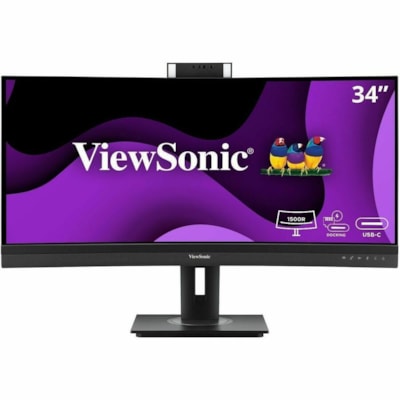 VIEWSONIC 34 UWQHD CURVED VIDE O CONFERENCING MONITOR WITH WI NDOWS HELLO COMPATIB