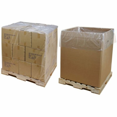 Crownhill 60" x 72" Pallet Top Sheet - Dust Resistant, Dirt Resistant, Pre-cut, Perforated - Plastic - Clear - 250 / Roll  
