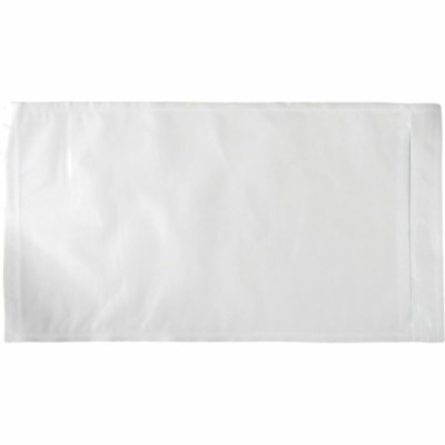 Crownhill Envelope - Document/Shipping - Adhesive - Poly - 1000 / Carton - Clear, White  