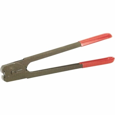 Crownhill Double-Notched Steel Strapping Sealer, 1/2" - Steel - 2 lb (907.18 g) - Heat Treated - 1 Piece  