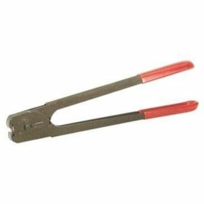 Crownhill Double-Notched Steel Strapping Sealer, 3/8" - Steel - 2 lb (907.18 g) - Heat Treated - 1 Piece  