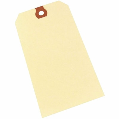 Crownhill - Étiquette d'expédition A50523 - #3 - longueur de 3,75 po (95,25 mm) x largeur de 1,88 po (47,63 mm) - Manille - 1000 / emballage MANILLE 3-3/4 X 1-7/8 1000/EMB