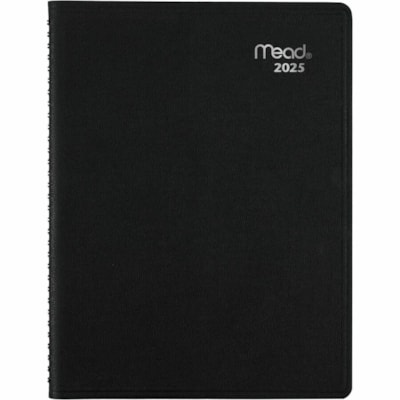 AGENDA MENS./HEBDO AT-A-GLANCE CONTEMPORAIN RECYCLÉ  NOIR  BILINGUE