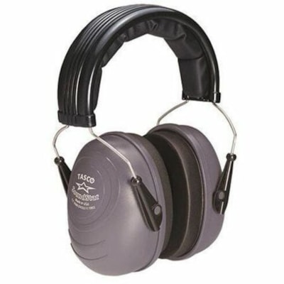 TASCO Sound Star Earmuffs - Recommended for: Ear - Over-the-head Earmuff - 25 - Plastic, Metal, Foam, Stainless Steel - Gray - Low Profile, Comfortable - 1 Each ENGLISH ONLY  STAINLESS STEEL NRR 25  CSA CLASS A