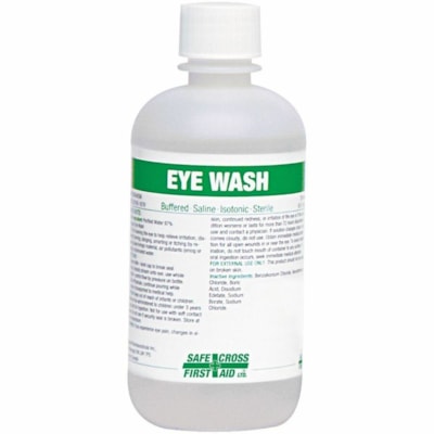 Safecross Eye Wash - 250 mL - For Eye irrigation, Eye Burning, Eye Itching - 1 / Unit  