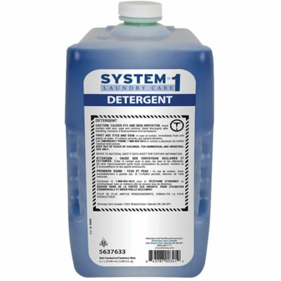 Diversey Laundry Detergent - For Laundry, Commercial, Dishwasher - Concentrate - Liquid - 3.10 L - 2 / Unit 2/CT  FOR TED DISPENSING 
