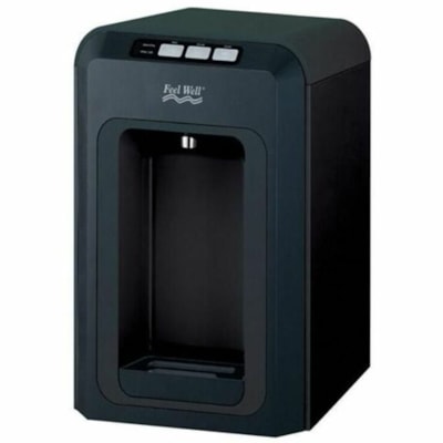 Alpine Coolers Aurora 3001 Water Dispenser - 17.70" (449.58 mm) x 15.30" (388.62 mm) x 13" (330.20 mm) - Black TOUCHLESS TRI TEMP COOLER POU WATERLINE REQUIRED