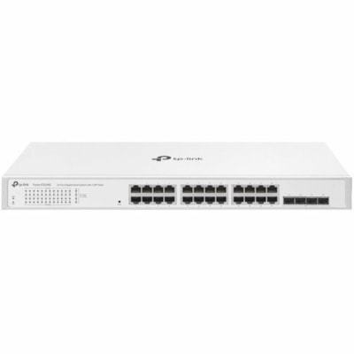 TP-LINK 24-PORT GIGABIT SMART SWITCH WITH 4 SFP SLOTS 