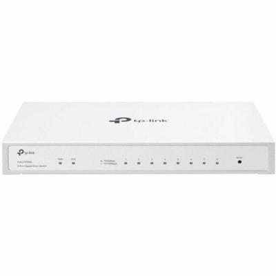 TP-LINK 8-PORT GIGABIT SMART S WITCH PORT: 8 GIGABIT RJ45 POR TS