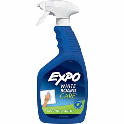 Expo Dry Erase Whiteboard Cleaning Spray - 22 fl oz (650.62 mL) - Used as Ghost Remover, Grease Remover - Non-toxic - Blue - 1Each  