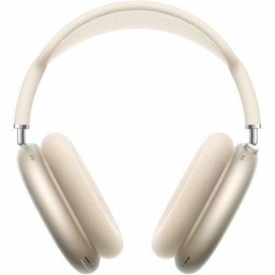 Apple AirPods Max Headset - Siri - Stereo - Wireless - Bluetooth - Over-the-head, Over-the-ear - Binaural - Circumaural - Starlight  WRLS 