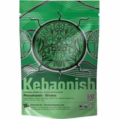 THé VERT MORINGA KEBAONISH 30 SACHETS 54 G PAR SAC 