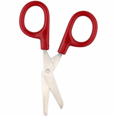 Safecross Scissors - Blunted Tip PLASTIC HANDLE 