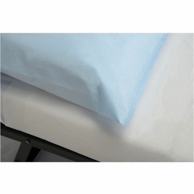 Safecross Tissue/Poly Disposable Blue Pillowcases, 25/PK - Blue 25 / PKG SAFECROSS 