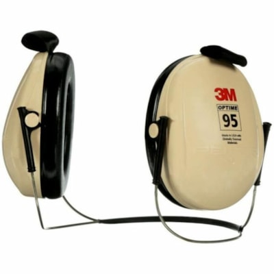 Peltor Optime Earmuffs - Recommended for: Airport, Construction, Manufacturing, Oil & Gas, Agriculture, Pharmaceutical, Transportation, Assembly, Cleaning, Demolition, Electrical, ... - Behind-the-head Earmuff - 21 - Noise, Noise Reduction Rating Protection - Acrylonitrile Butadiene Styrene (ABS), S COMPRESSION BANDAGE 10.2 CM 