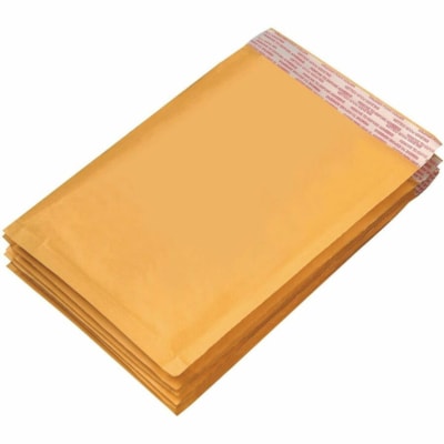 Grand & Toy Self-Adhesive Bubble Mailers, Kraft, #6, 12 1/2" x 18 1/8" , 25/CT - Mailing/Shipping - #6 - 13 1/2" (342.90 mm) Width x 18 5/8" (472.95 mm) Length - Self-adhesive Seal - Kraft - Plastic, Kraft Paper - 25 / Carton  