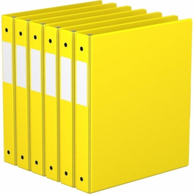 Reliure à anneaux Essential Davis - format lettre - format8 1/2 po (215,90 mm) x 11 po (279,40 mm) Taille de feuille - 200 Capacité en feuilles - 1 po (25,40 mm) Sonnerie - Fastener(s) : 3 x Anneau rond - Pocket(s) : 2, À l'Intérieur sur le dos - Polypropylène, Tableau - Ja  