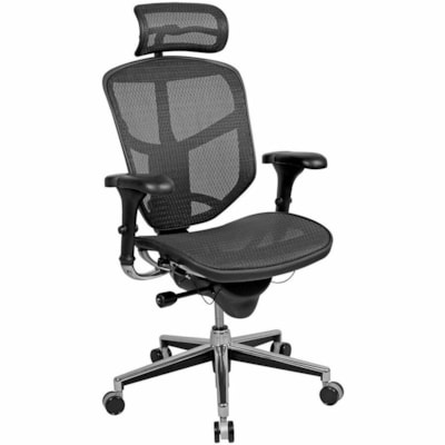 WorkPro Quantum 9000 Chair - Black Seat Color - Mesh Seat Material - Black Back Color - Mesh Back Material - Black Frame Color - Nylon Frame Material - High Back - 5-star Base - Armrest - 1 Each QUANTUM 9000 SERIES 