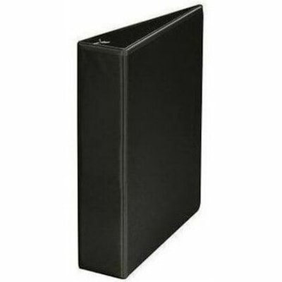 Grand & Toy 2" Customizer Presentation Binder, Round-Ring, Black, Letter-Size (8 1/2" x 11") - Letter - 8 1/2" (215.90 mm) x 11" (279.40 mm) Sheet Size - 625 Sheet Capacity - 3 x 2" (50.80 mm) Ring(s) - Fastener(s): Round Ring - Pocket(s): 4, Internal - Polypropylene, Plastic - Black - Recycled - PV  