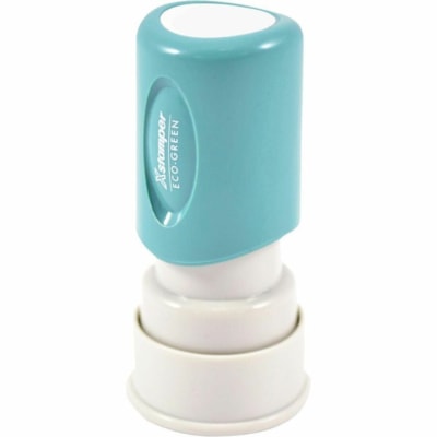 Sterling Xstamper Round Stock - Entered - Entered - 0.63" (15.88 mm) Impression Diameter - 50000 Impression(s) - Red - Plastic - Round - Recycled - 1 / Unit 5/8" DIAMETER 
