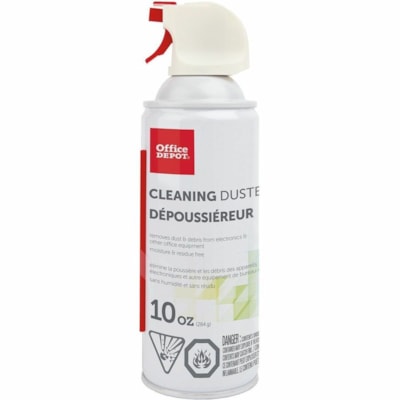 Grand & Toy Cleaning Air Dusters, 10 oz - For Electronics, Computer Equipment, Office Equipment - 10 oz (283.50 g) - Moisture-free - 1 / Unit  