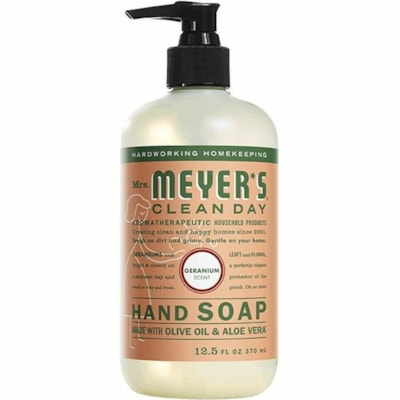 MRS MEYER'S SOAP 370ML GERA HAND SOAP  GERANIUM 