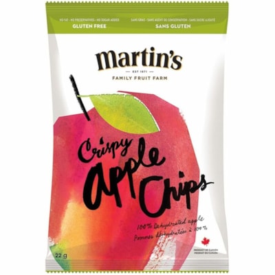 Martin's - Frites 35X22 - Emballé séparément, Sans conservateur, Sans arachides, Sans gluten - D'origine, Apple - 0,78 oz (22 g) - 35 / Carton 35X22G  CARTON OF 35 