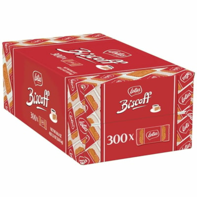 Biscoff Cookies, 300/CS - No Artificial Flavor, Preservative-free, Non-GMO, Individually Wrapped - 4.13 lb (1873.90 g) - 300 / Unit  