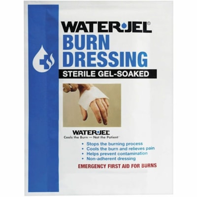 Water-Jel Sterile Gel-Soaked Burn Dressing, 2" x 6" - 2" (50.80 mm) Width x 6" (152.40 mm) Length - White - 1 Unit  