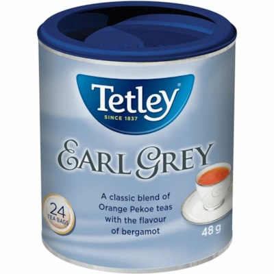 TETLEY TEA EARL GREY 25/BX STRING AND TAGS 