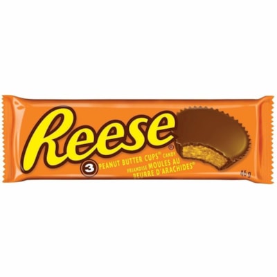 Reese's Peanut Butter Cups, 46g, Box of 24 - Peanut, Chocolate - Individually Wrapped - 1.62 oz (46 g) - 48 / Box  