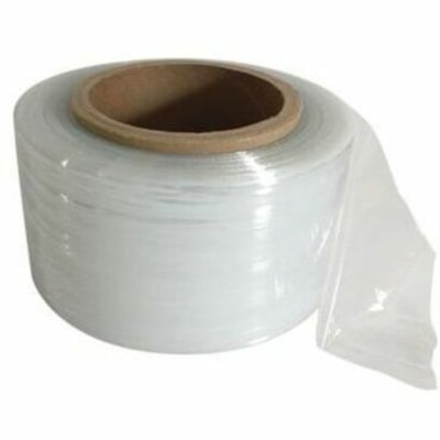 Malpack Stretch Wrap, Clear, 3" x 1,000" , Carton of 18 - Puncture Resistant, Adhesive, Damage Resistant, Residue-free - Clear - 18 / Carton 18RLS/CS EQUIV 80GA. 