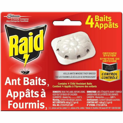 RAID ANT BAITS 4 PK  ANT TRAPS 4-PACK 