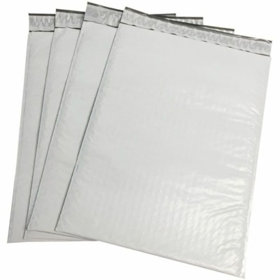 Polyair Xpak Mailer - Bubble/Shipping - #0 - 6 1/2" (165.10 mm) Width x 10" (254 mm) Length - Hot Melt Self-Seal - White - Polyethylene, Poly - 250 / Box 6.5" X 10" 