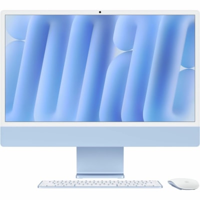 Apple iMac MD2T4LL/A All-in-One Computer - Apple M4 - 24 GB - 512 GB SSD - 24" 4.5K - Desktop - Blue - Apple M4 Chip - 4480 x 2520 - MacOS Sequoia - Apple Deca-core (10 Core) - English (US) Keyboard - IEEE 802.11ax - 143 W  4.5K DISPLAY: APPLE M4 CHIP W ITH 10-CORE CPU AND