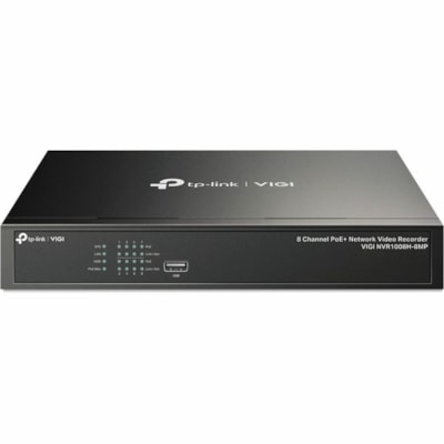 TP-LINK 8 CHANNEL POE+ NETWORK  VIDEO RECORDER SPEC: H.265+/H .265/H.264+/H.264  U