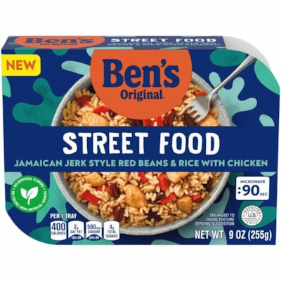 Ben's Original - Repas prêt à cuisiner 125376 - Non gras, Sans couleur artificiel, Sans arôme artificiel, Sans gluten - 8,99 oz (255 g) - 6 / Carton CUISINE DE RUE ORIGINALE 