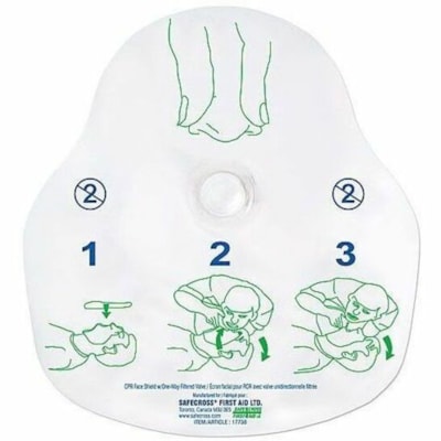 Écran facial de RCR Safecross - 1 / Unité AVEC LA VALVE FILTREE 