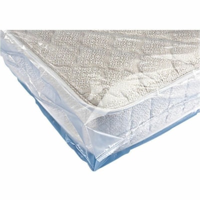 Protège-matelas SupplyOne - Plastique - clair - 35 / emballage 3MIL QUEEN 