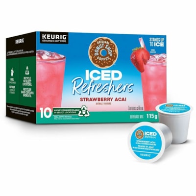 TDSHP KCUP FRAISE RFRSHR 10/BX LA BOUTIQUE DE BEIGNETS 