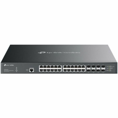 TP-LINK OMADA 32-PORT 10GE L2+  MANAGED SWITCH WITH 24-PORT P OE++ PORT: 24 10G RJ