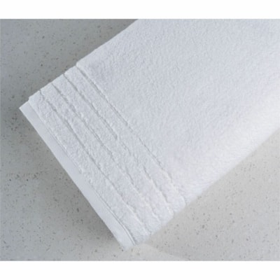 Astoria Bath Towel 30x60 - 21# Toruga Border White 100% Hi-Bloom Cotton, TBT00994 100% COTTON 