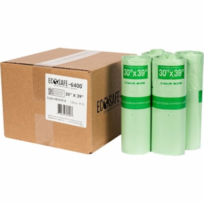 ECOS 30X39" SAC COMPSTBL 135BX 9 ROULEAUX DE 15 SACS 