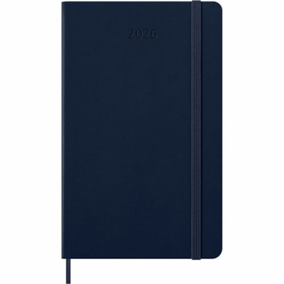 Moleskine Classic 12 Month 2026 Weekly Planner, Hard Cover, Large (5" x 8.25"), Sapphire - Moleskine Classic 12 Month 2026 Weekly Planner, Hard Cover, Large (5" x 8.25"), Sapphir  