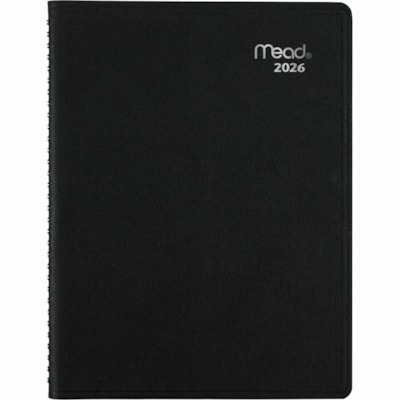 Le cahier de rendez-vous mensuel Contempo 2026 Mead peut aider à la planification des evenements, des tâches et des rendez-vous. - Hebdomadaire, Mensuel - 12 Mois - Janvier 2026 à Décembre 2026 - Toutes les heures - 1 Semaine, 1 Mois Disposition double page - format 8 1/4 po (209,5 CONTEMPORAIN RECYCLÉ  NOIR  BILINGUE