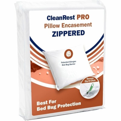 CleanRest - Pillow Protector PRO 845168001755 - Blanc 20"W X 26"L  BLANC 
