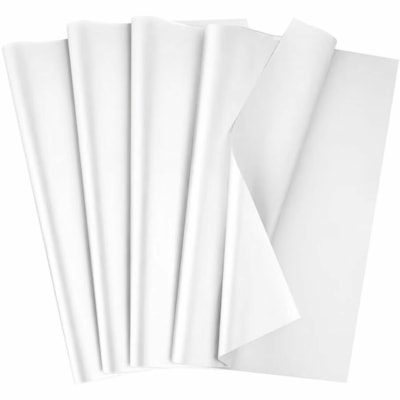 Papier de soie Gunther Mele, Blanc, 20pox30po, emb. De 480 - largeur de 20 po (508 mm) x longueur de 30 po (762 mm) - Recyclable - Papier - Blanc - 480 / emballage EMB. DE 480 FEUILLES 