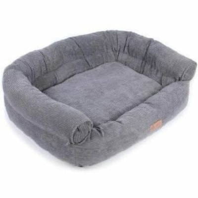 Burgham Lit pour animal de compagnie DD1672 - Gris W/ZIPPER 