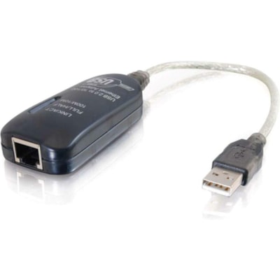 C2G JETLan USB 2.0 Fast Ethernet Adapter - USB - 1 x RJ-45 - 10/100Base-TX Fast Ethernet Adapter - Networ k Adapter - Hi-Speed